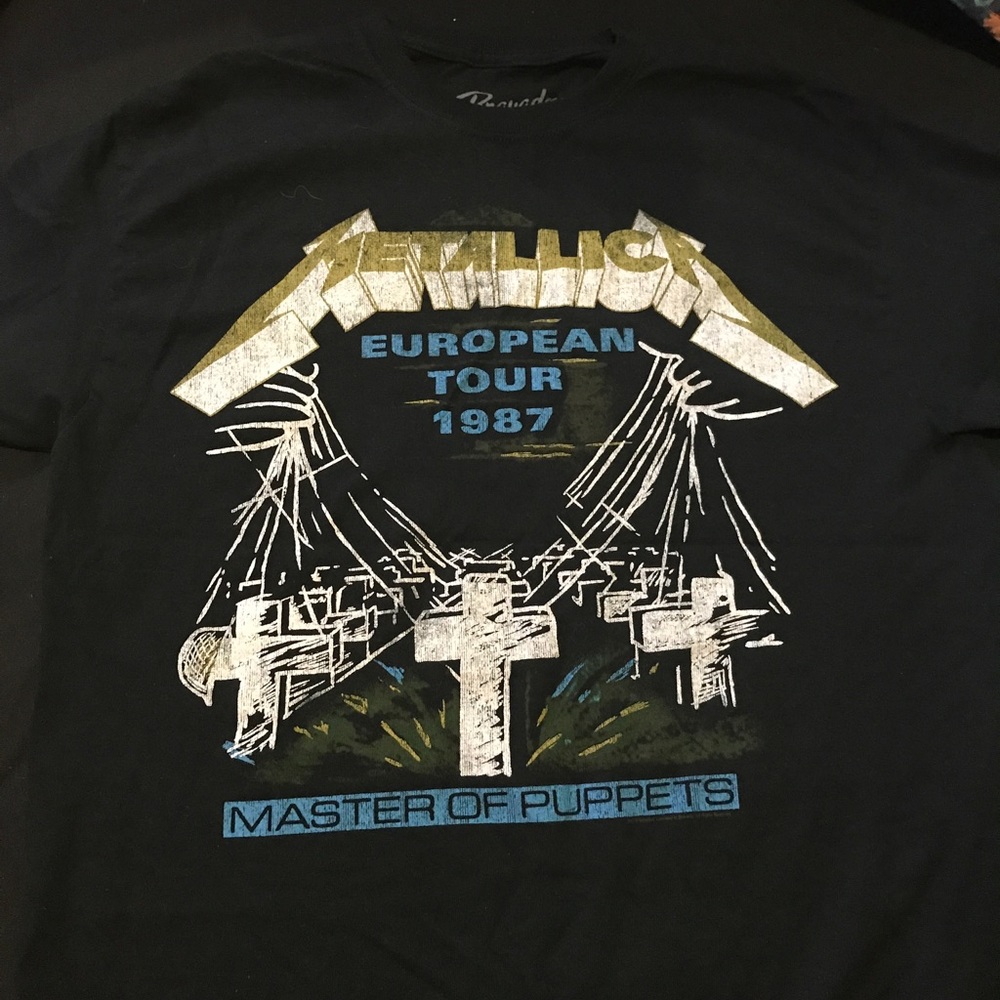 Metallica band tee