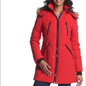 Small GUESS Heavy Polyfill Red Parka