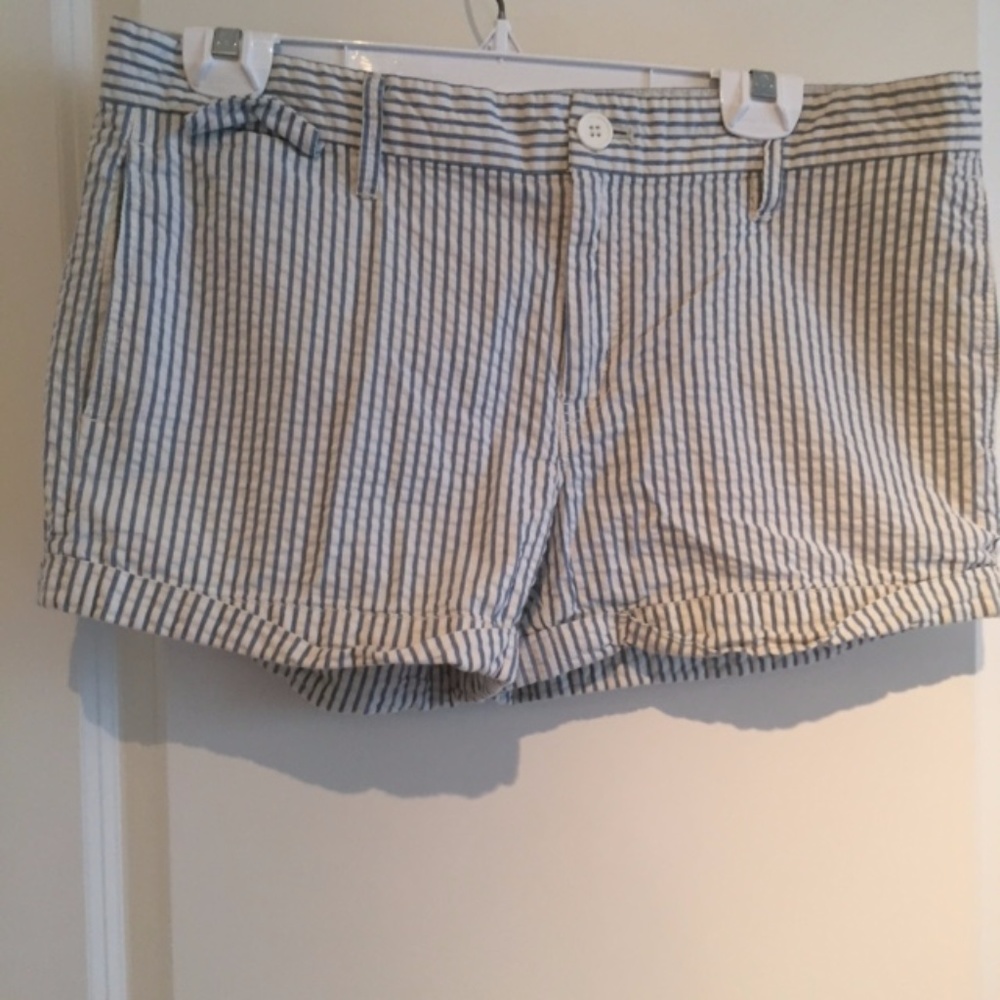 Joe's Blue & White striped Size 30 cotton shorts