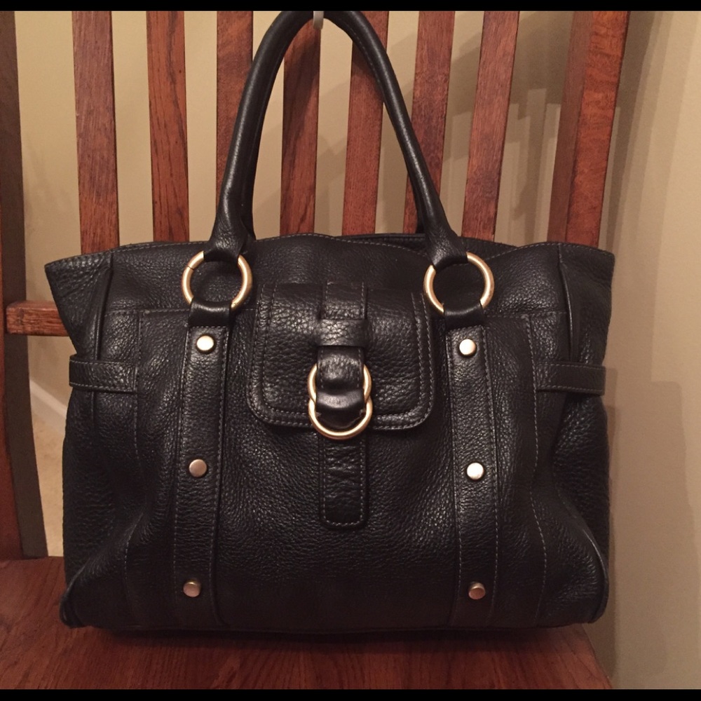 🌹SOLD🌹Talbots Black Soft Leather Satchel