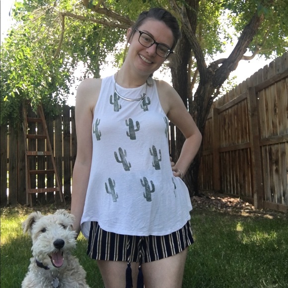 Cactus print top - Picture 2 of 2