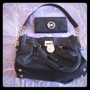 Michael Kors bag and wallet.