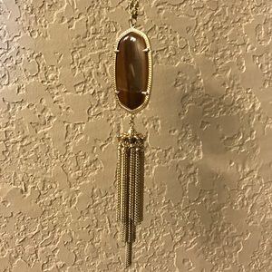 Brown Tigers Eye Kendra Scott Necklace