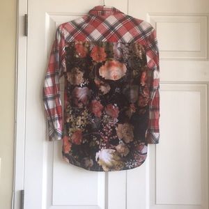 LF Plaid Floral Millau XS Flannel LF Plaid Floral Millau XS Flannel