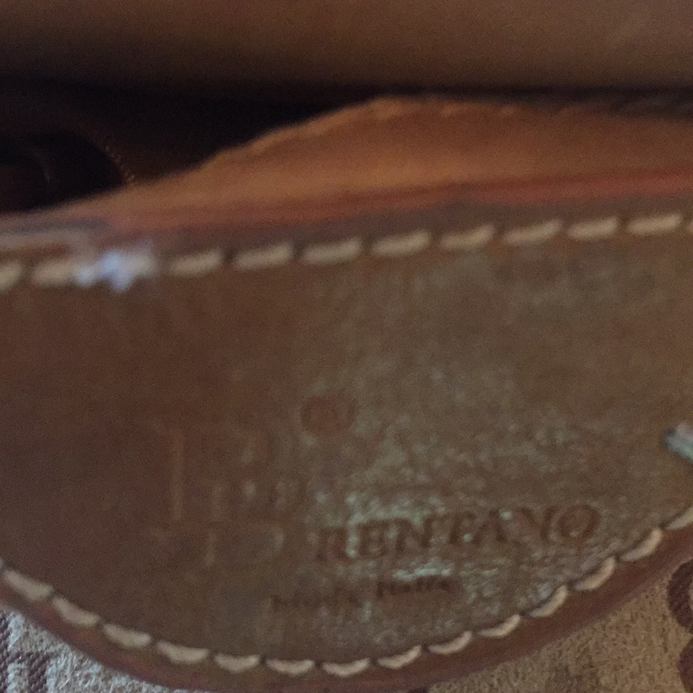 Brentano Tan leather and suede purse - Picture 2 of 3
