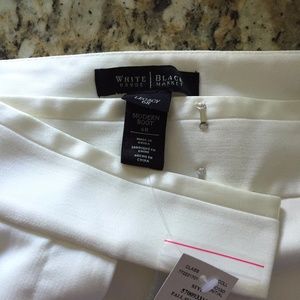 Legacy Casual White Modern Bootcut Trouser