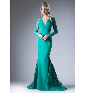 Long sleeve formal dress