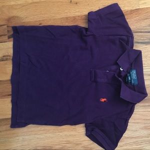 Deep purple toddler polo shirt!!