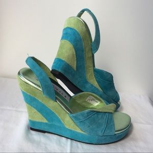 Very Volatile platform shoe.