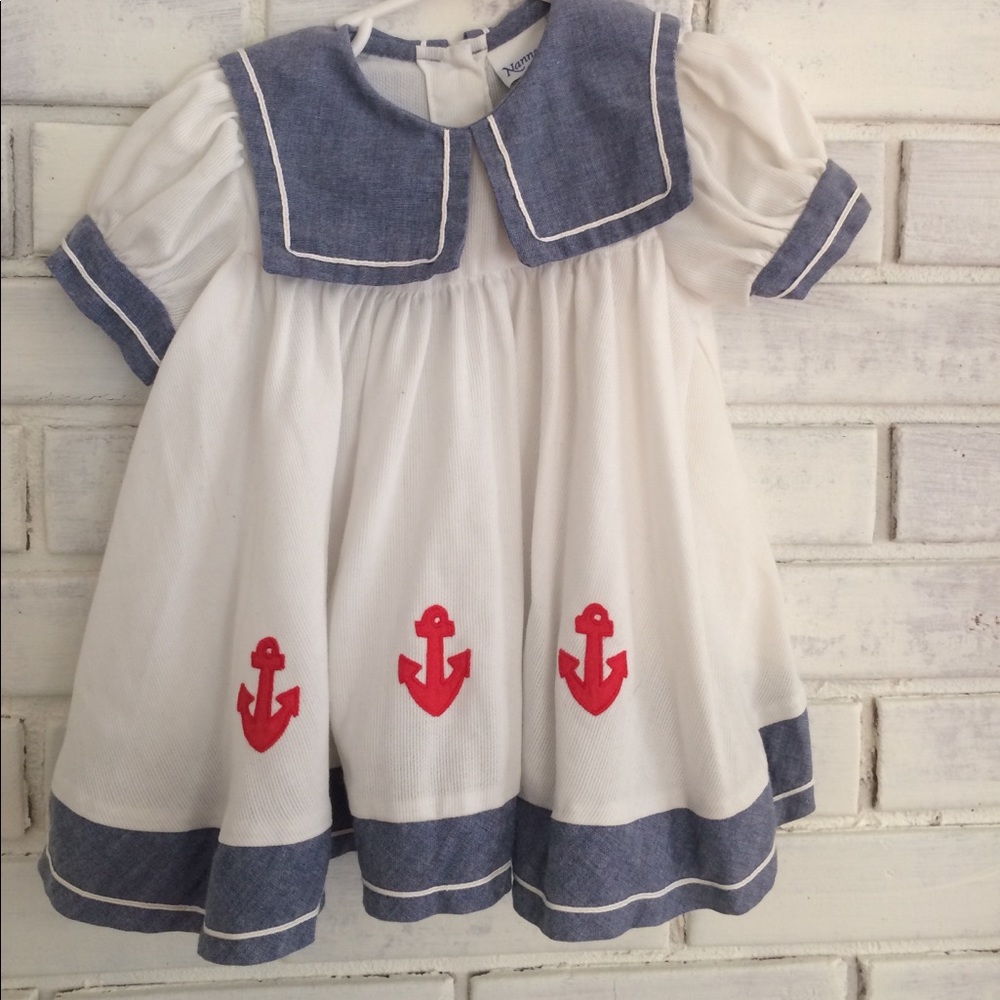 Vintage Sailor Dress 18 Months