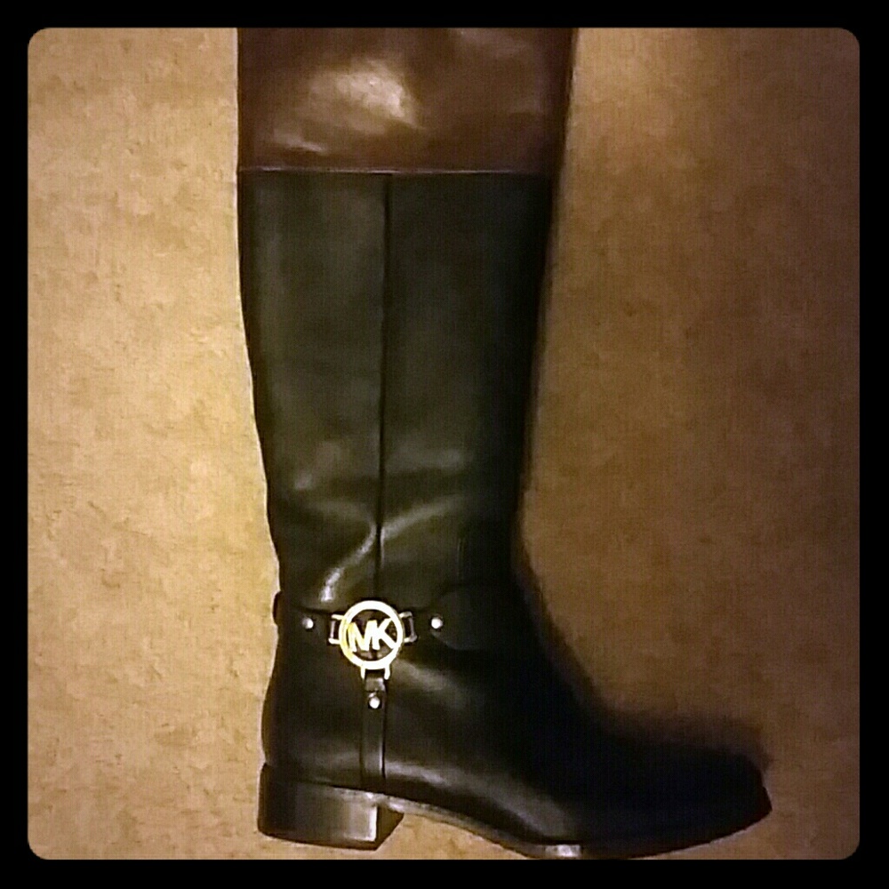 MICHAEL Kors black riding boots
