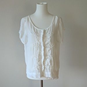 White Blouse/top from Anthropologie