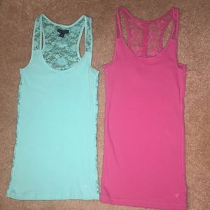 Two American eagle tanks