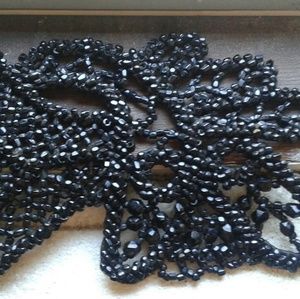 Vintage Art Deco Glass Bead Dress Scrap