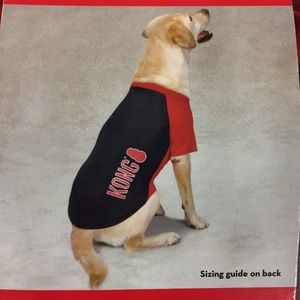 🐶New with tag KONG raglan black & red T for dog🐶