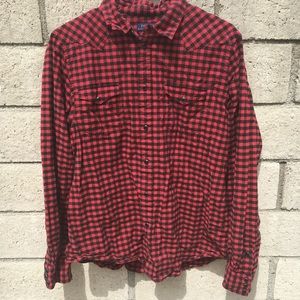 Ralph Lauren Red and black checkered flannel
