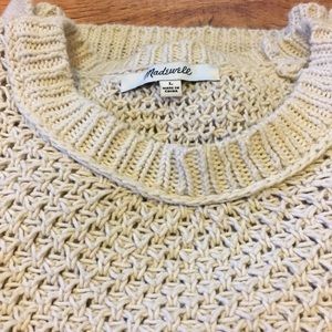 Madewell knit muslin sweater Large