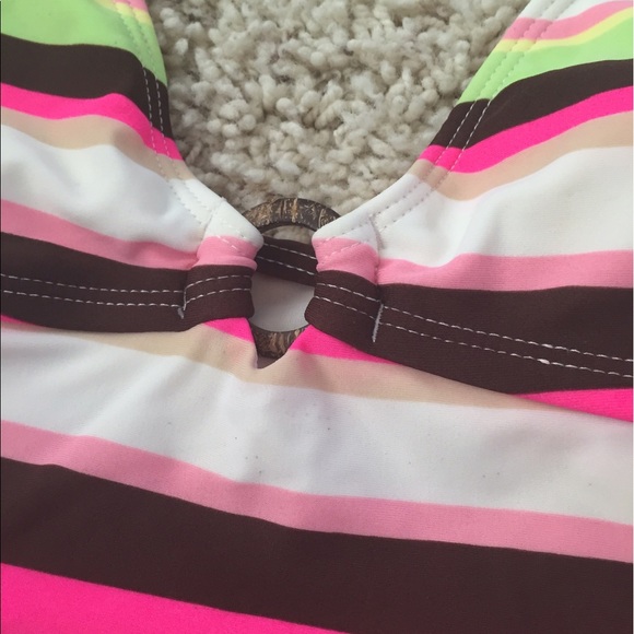 Multi colored two piece swim suit - Picture 3 of 6