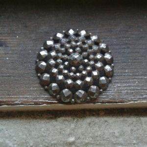 Vintage Steel Cut Button