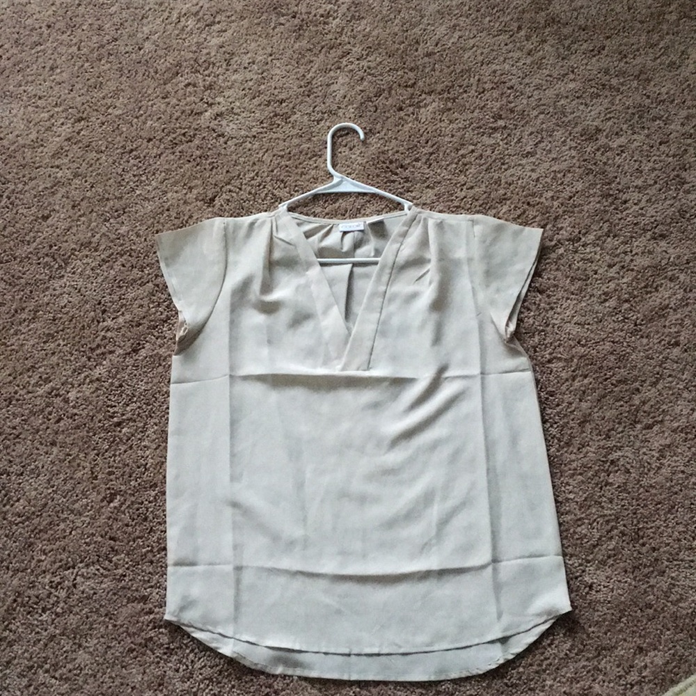 Never worn cream/tan blouse