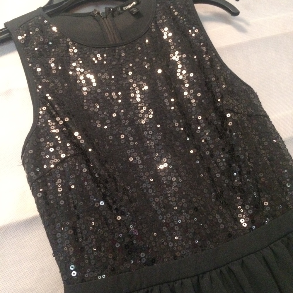 Black Sequins Dress