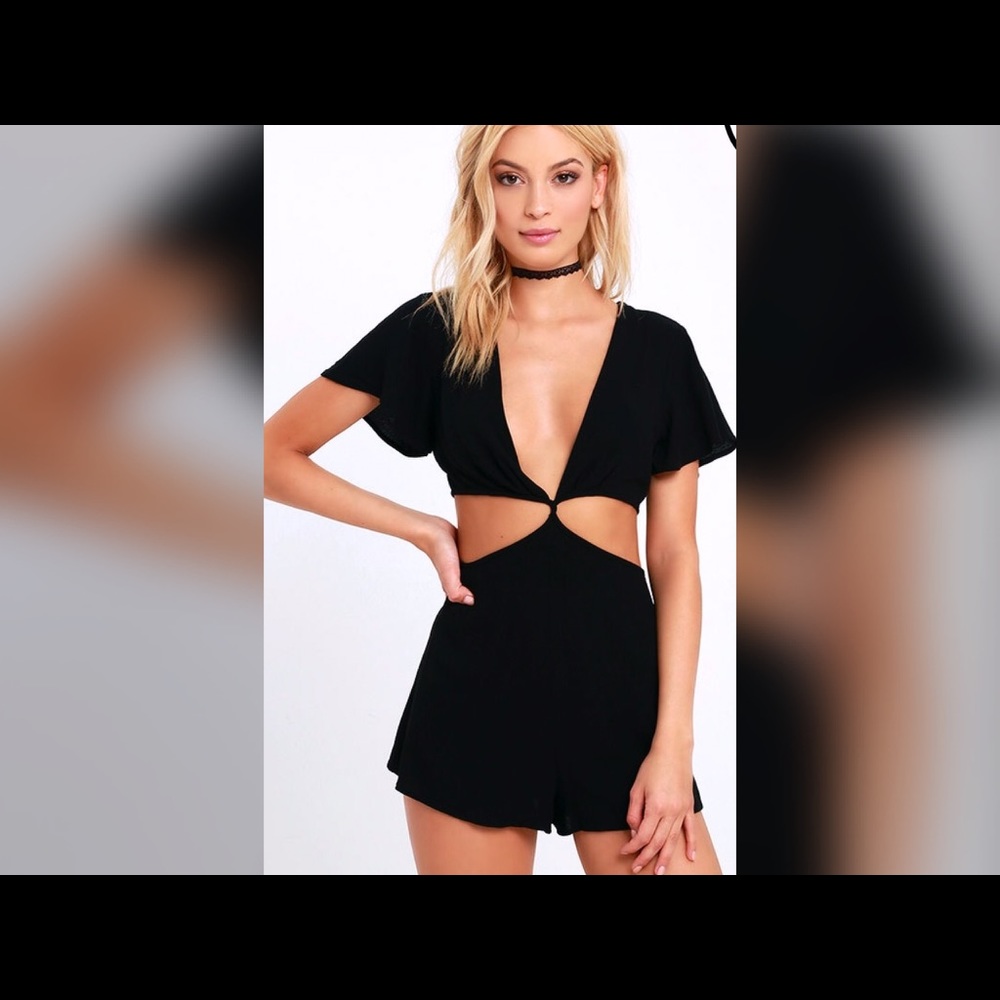 Lulus's black romper