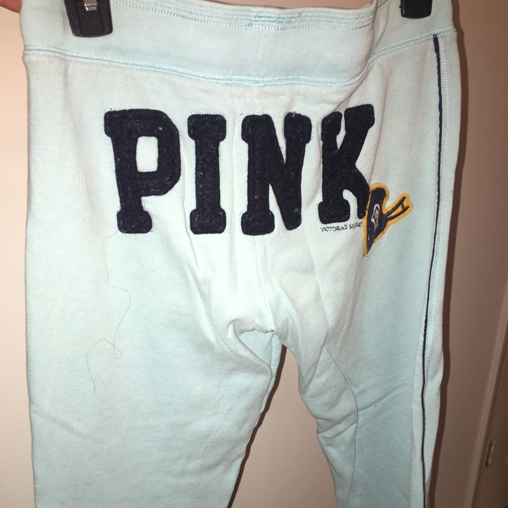Pink sweat pants