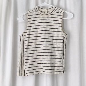 XXS SLEEVELESS STRIPED MADEWELL SHIRT