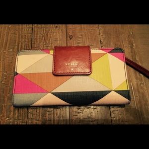 Fossil leather wallet