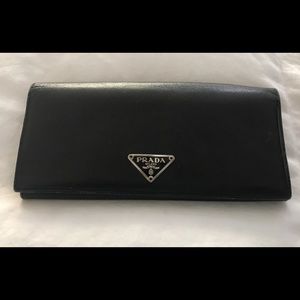 Prada - Authentic Black Wallet