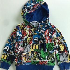 H&M Marvel SUPERHEROES Toddler Pullover Hoodie