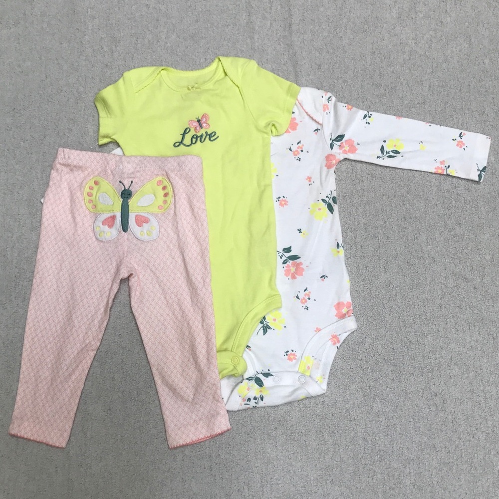 Carter's 3-piece Butterfly Set