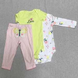 Carter's 3-piece Butterfly Set
