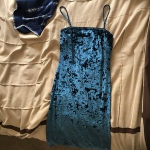 Crushed Velvet Dress