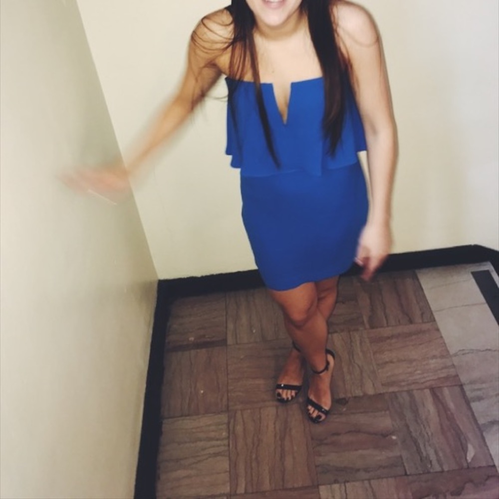 BCBG Royal Blue Cocktail Dress