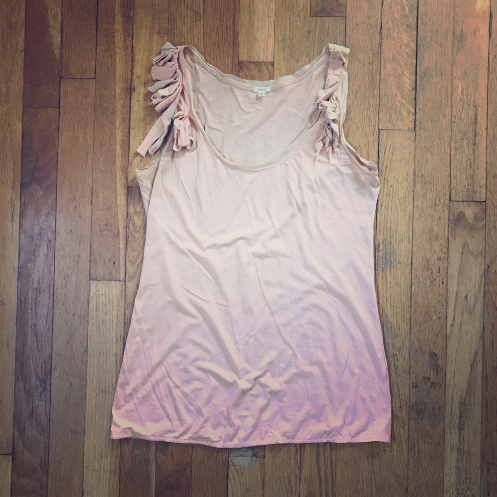 J. Crew ruffled tank