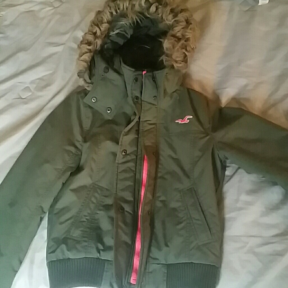 Hollister army jacket
