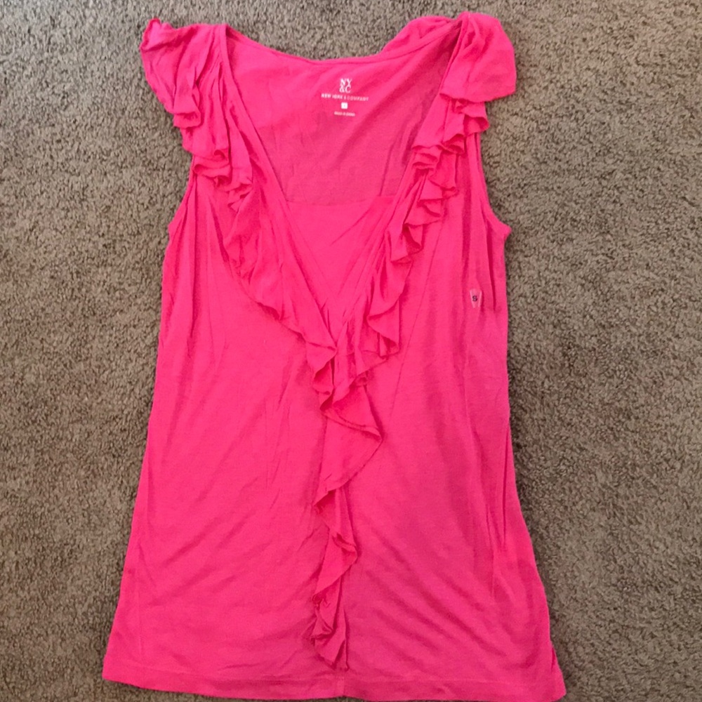 Pink tank top