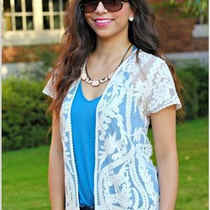 Pixley Lace Open Cardigan