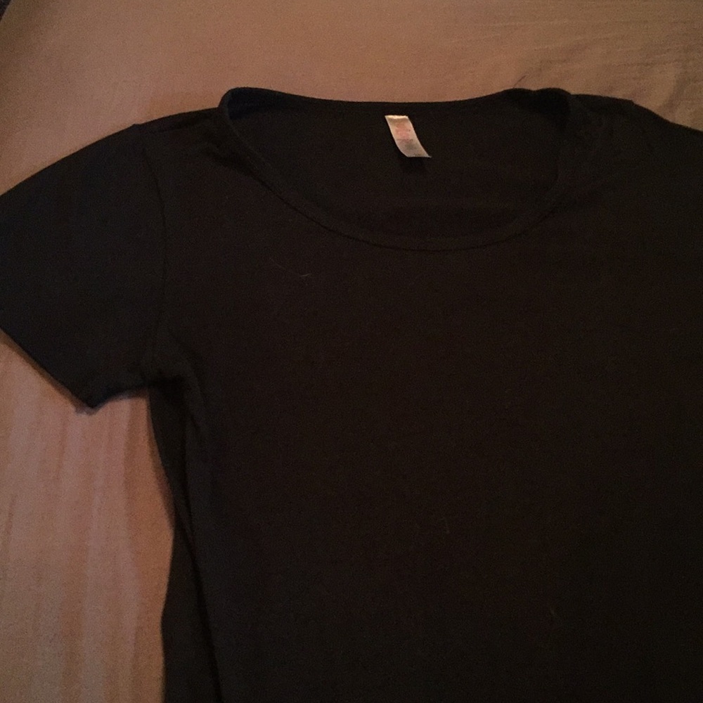 Solid Black Lularoe Classic Tee