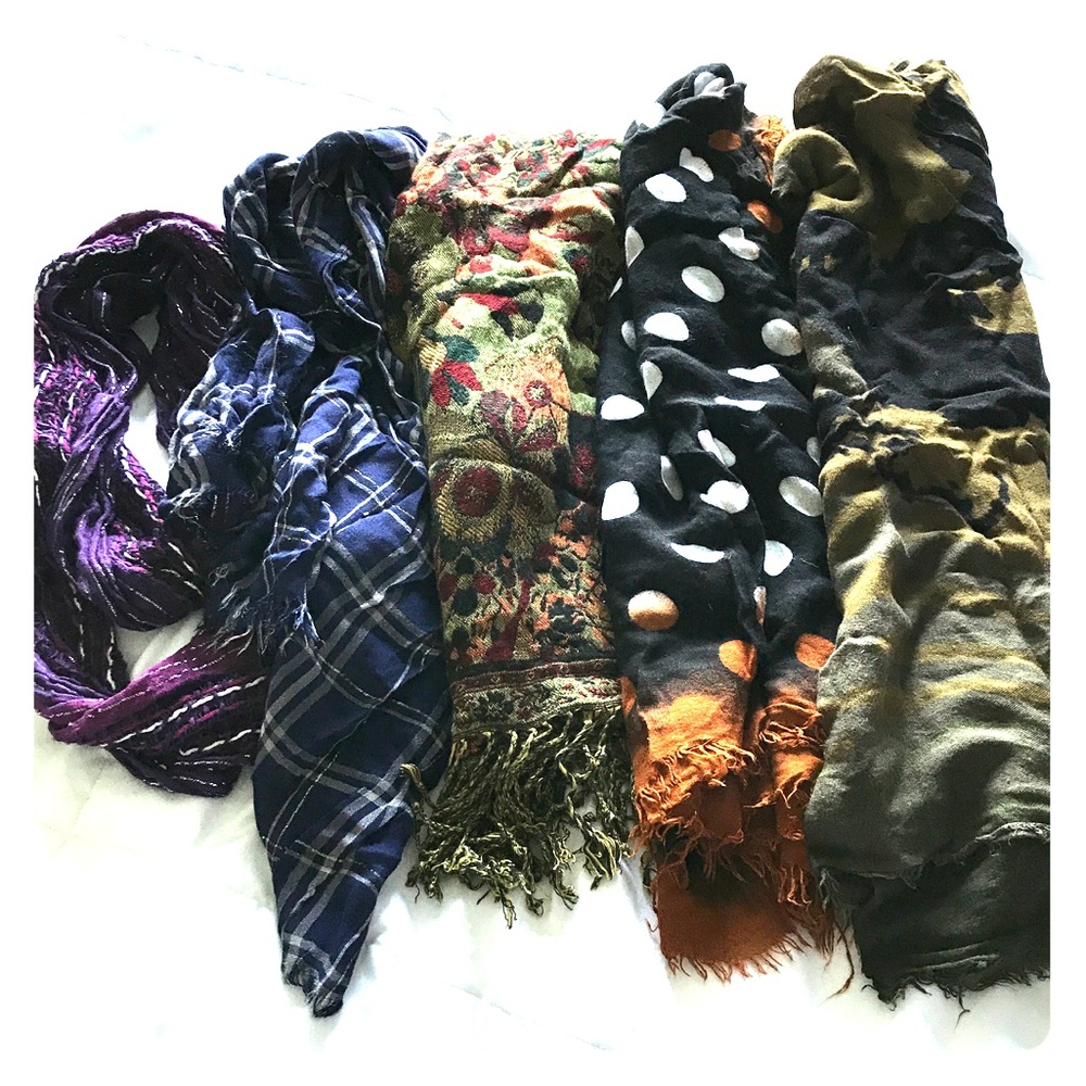 Set of 5 Scarves