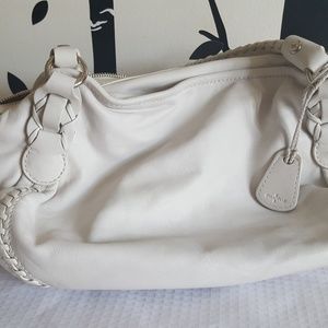 Cole Haan duffle white leather