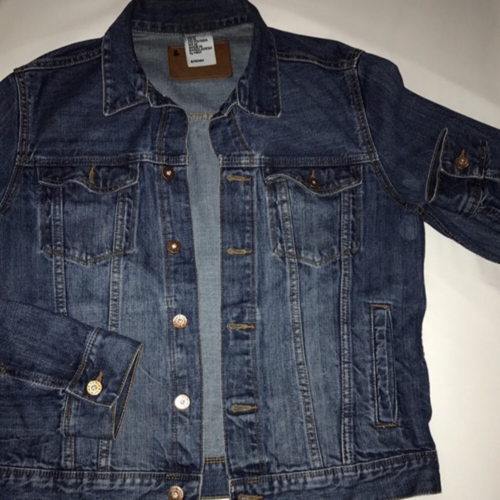 Men's dark denim jacket