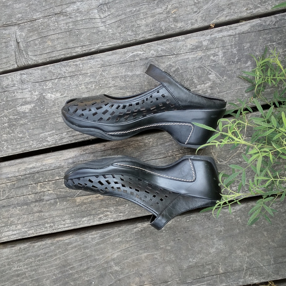 White Mountain Mario Mule Clog Mary-Jane Sz 7.5 - Picture 3 of 5