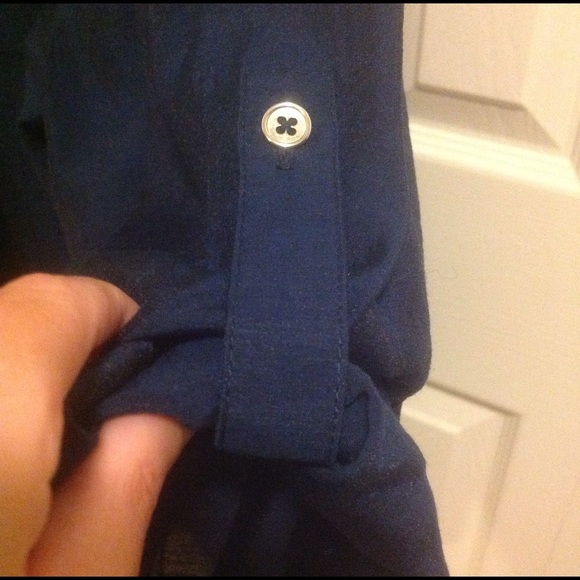 Dress Barn Navy Shirt - Picture 4 of 8