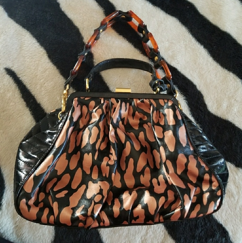 Betsey Johnson Betseyville leopard handbag