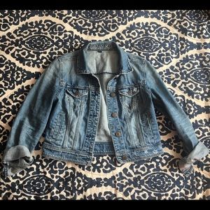 American Eagle Distressed Denim Jacket