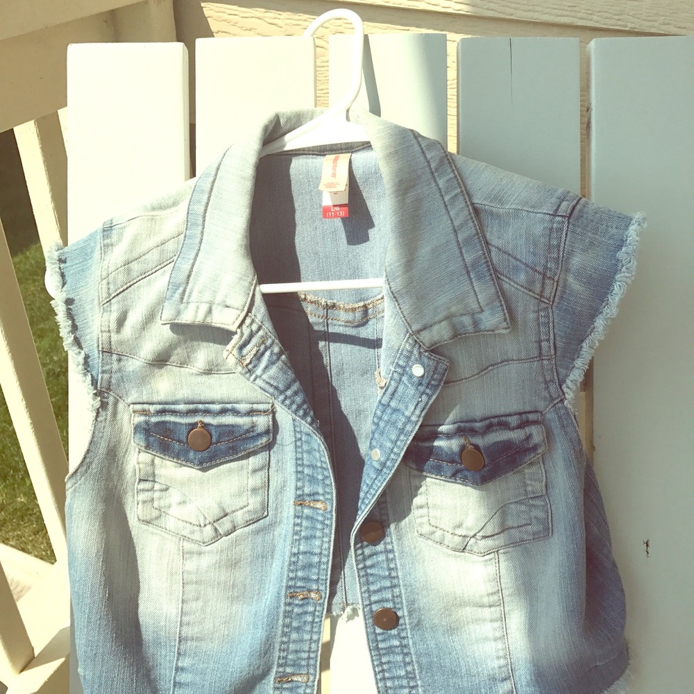 Jean Crop Top Vest