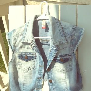 Jean Crop Top Vest