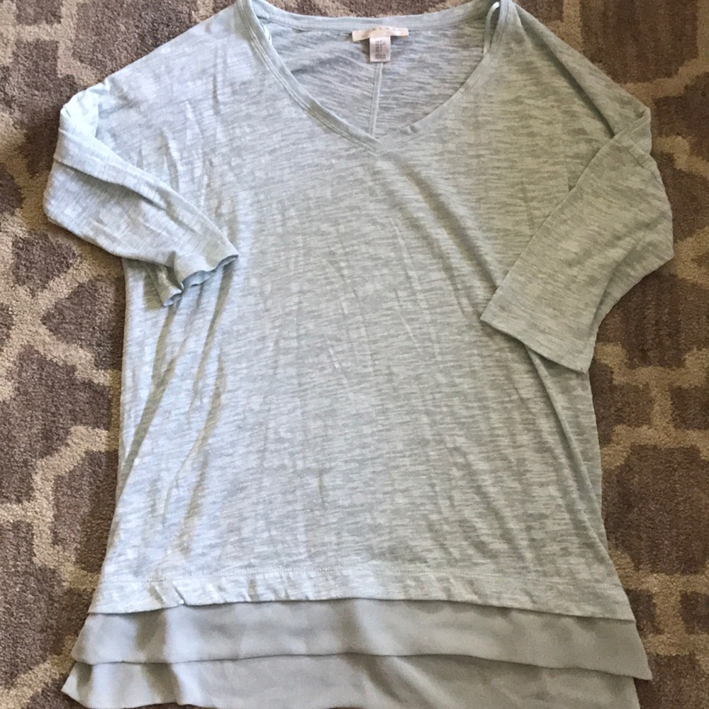 ***Kenar sea foam green top